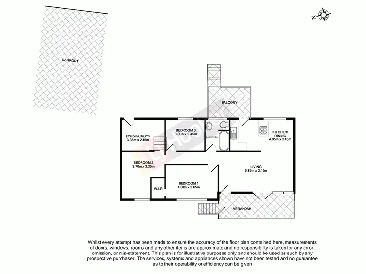 Floorplan of Homely house listing, 13 Orchid St, Woodridge QLD 4114