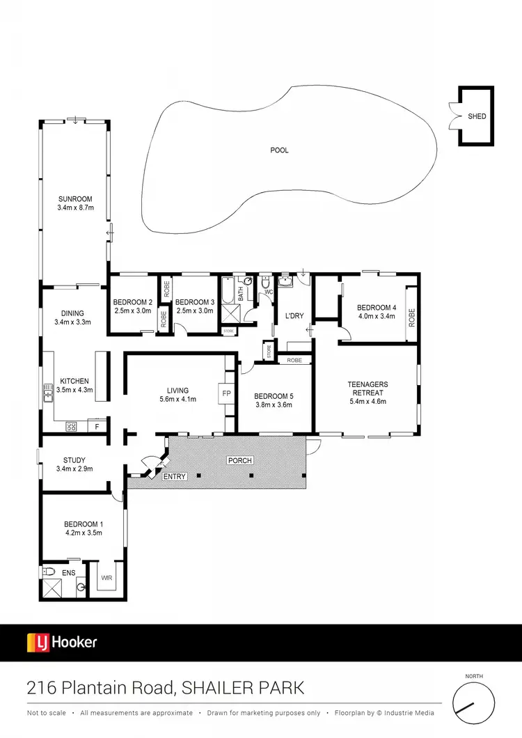 Floorplan of Homely house listing, 216 Plantain Road, Shailer Park QLD 4128