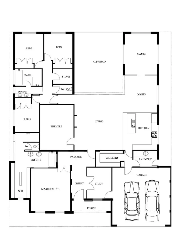 Floorplan of Homely house listing, 22 Bentall Way, The Vines WA 6069