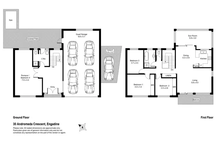 Floorplan of Homely house listing, 30 Andromeda Crescent, Engadine NSW 2233