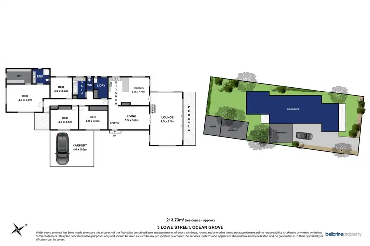 Floorplan of Homely house listing, 3 Lowe Street, Ocean Grove VIC 3226
