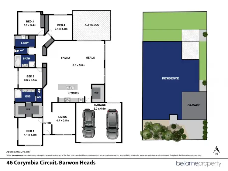 Floorplan of Homely house listing, 46 Corymbia Circuit, Barwon Heads VIC 3227
