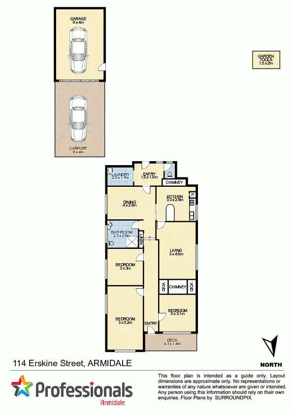 Floorplan of Homely house listing, 114 Erskine Street, Armidale NSW 2350