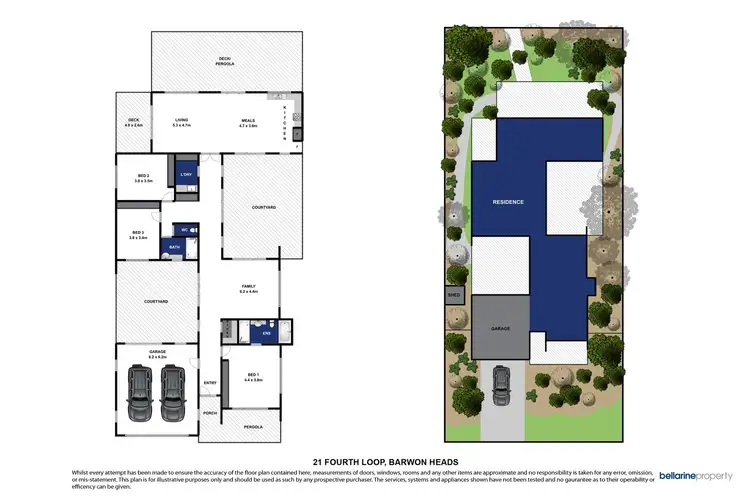 Floorplan of Homely house listing, 21 Fourth Loop, Barwon Heads VIC 3227