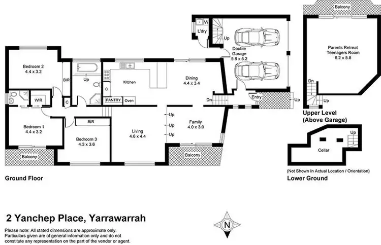 Floorplan of Homely house listing, 2 Yanchep Place, Yarrawarrah NSW 2233