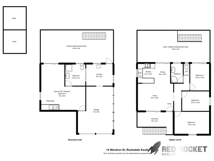 Floorplan of Homely house listing, 1/14 Wendron Street, Rochedale South QLD 4123