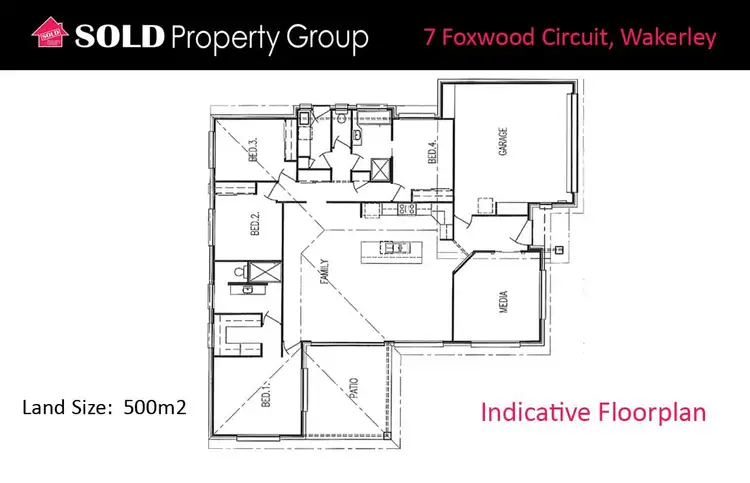 Floorplan of Homely house listing, 7 Foxwood Circuit, Wakerley QLD 4154