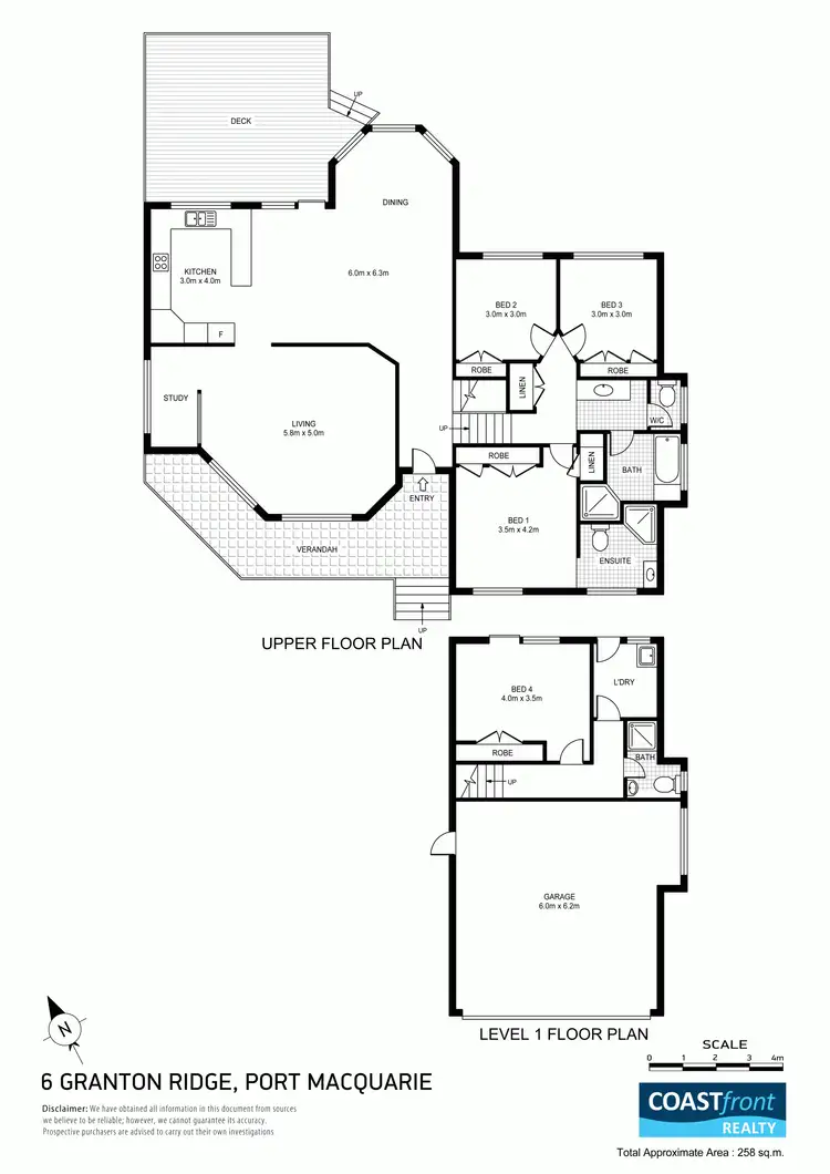 Floorplan of Homely house listing, 6 Granton Ridge, Port Macquarie NSW 2444