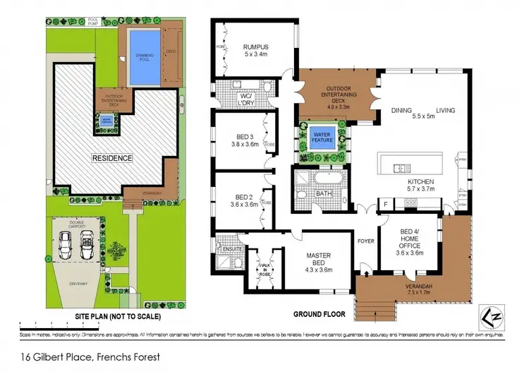Floorplan of Homely house listing, 16 Gilbert Place, Frenchs Forest NSW 2086