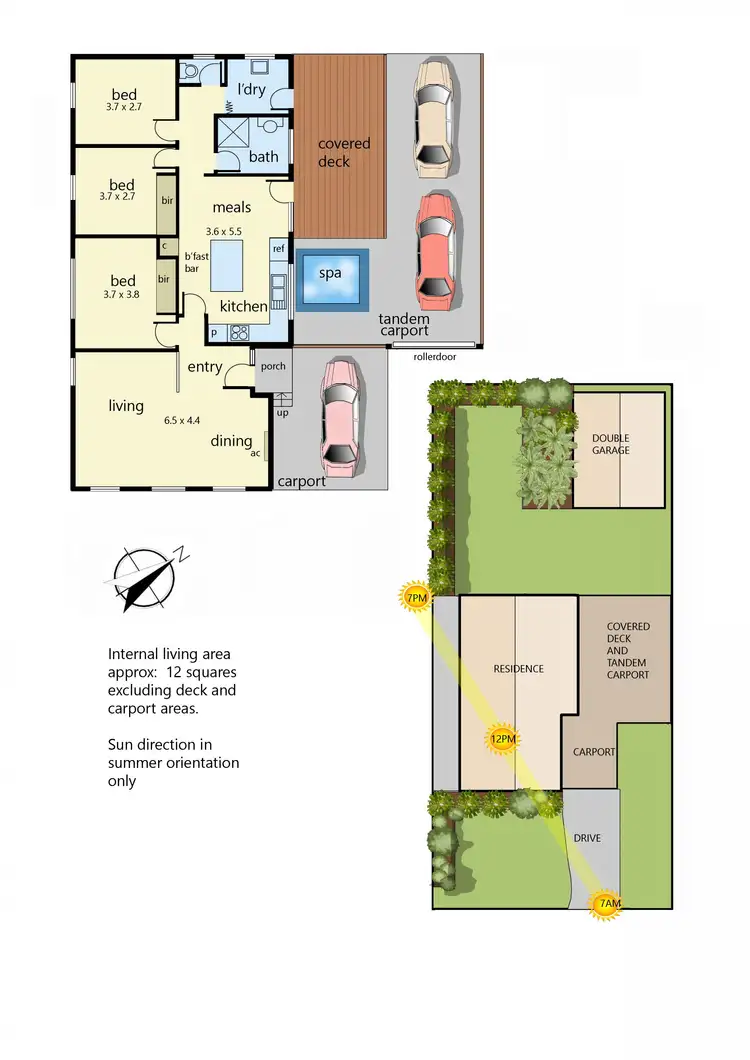 Floorplan of Homely house listing, 64 Belar Avenue, Frankston VIC 3199
