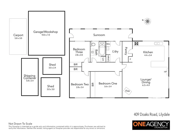 Floorplan of Homely house listing, 409 Doaks Road, Lilydale TAS 7268