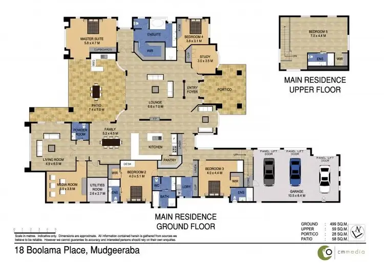 Floorplan of Homely house listing, 18 Boolama Place, Mudgeeraba QLD 4213