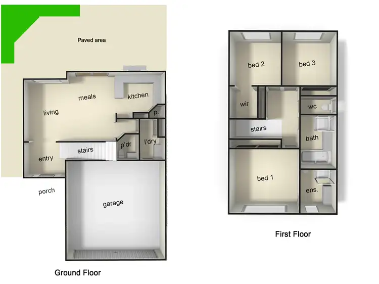 Floorplan of Homely townhouse listing, 23 Boronia Avenue, Cranbourne VIC 3977