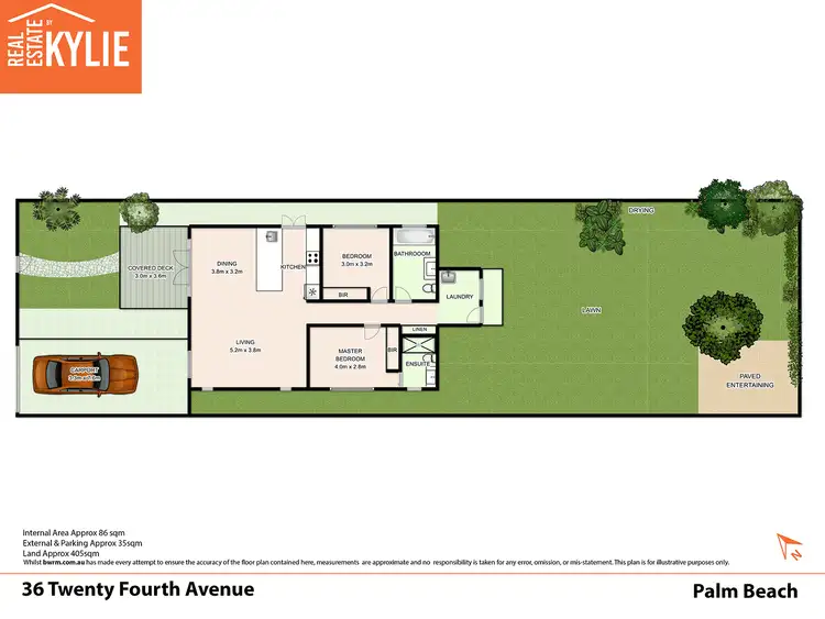 Floorplan of Homely house listing, 36 Twenty Fourth Avenue, Palm Beach QLD 4221