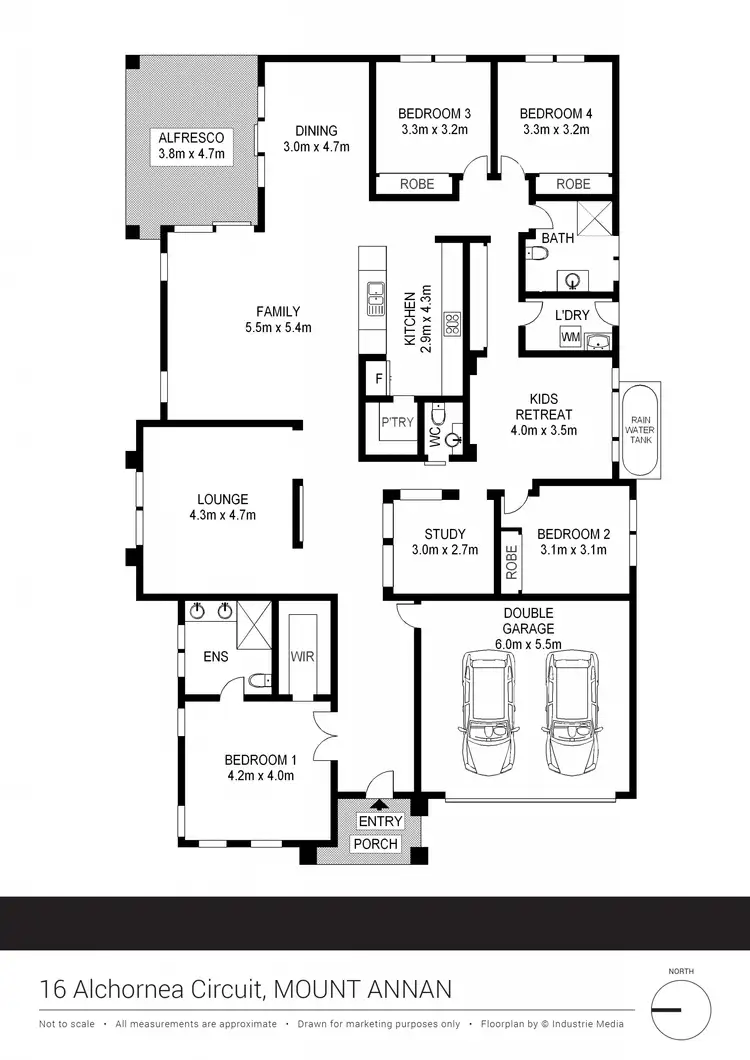 Floorplan of Homely house listing, 16 Alchornea Circuit, Mount Annan NSW 2567