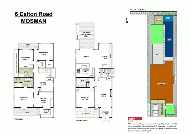 Floorplan of Homely house listing, 6 Dalton Road, Mosman NSW 2088
