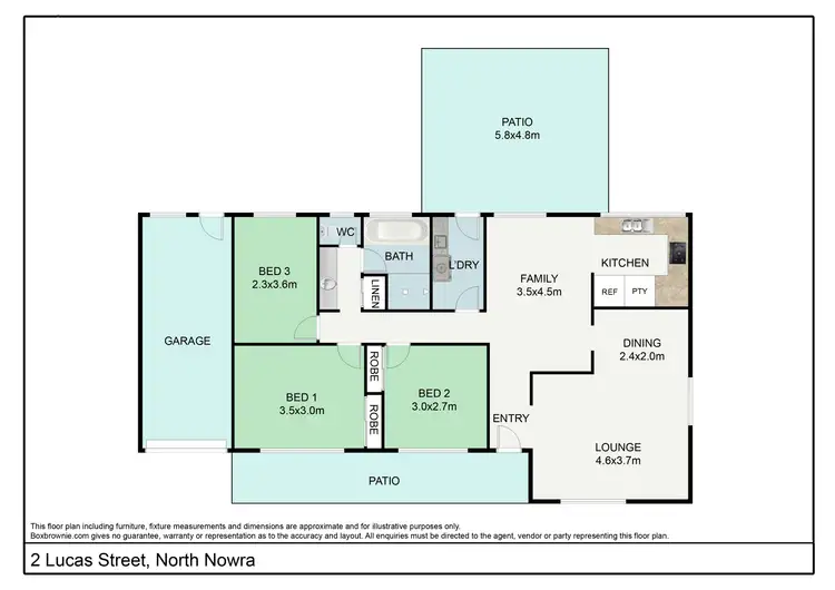 Floorplan of Homely house listing, 2 Lucas Street, North Nowra NSW 2541