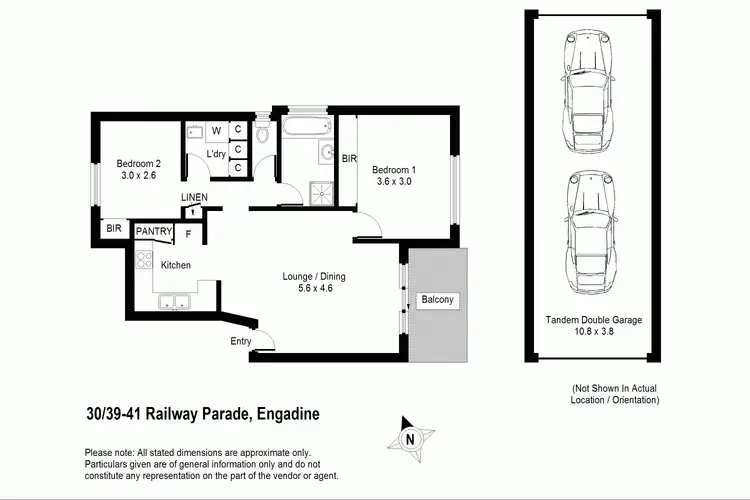 Floorplan of Homely apartment listing, 30/39-41 Railway Parade, Engadine NSW 2233