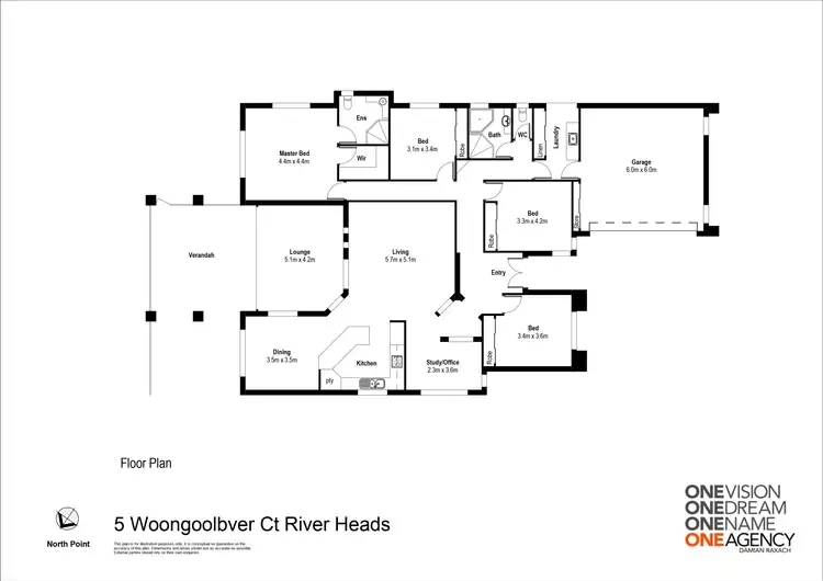 Floorplan of Homely house listing, 5 Woongoolbver Ct, River Heads QLD 4655