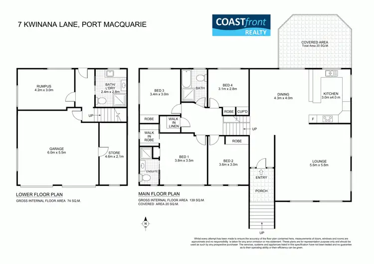 Floorplan of Homely house listing, 7 Kwinana Lane, Port Macquarie NSW 2444