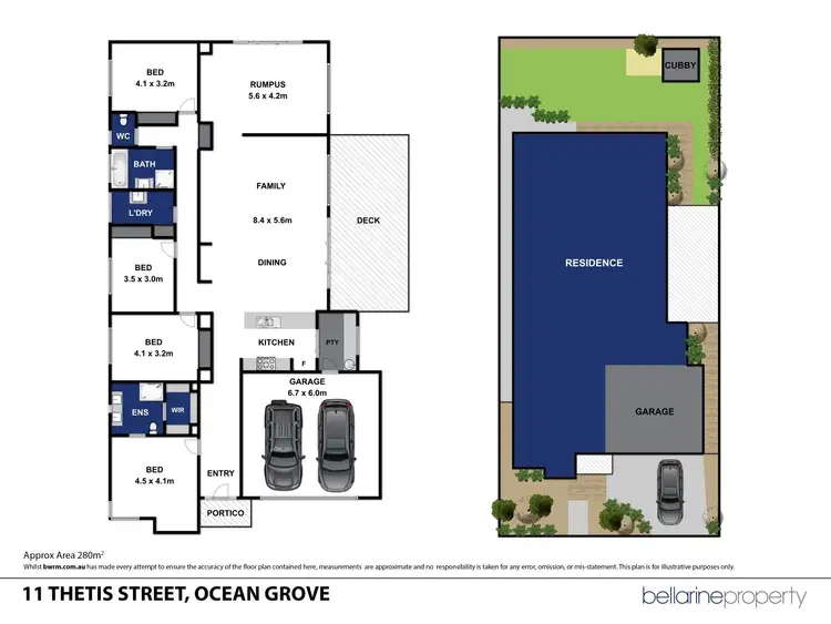 Floorplan of Homely house listing, 11 Thetis Street, Ocean Grove VIC 3226