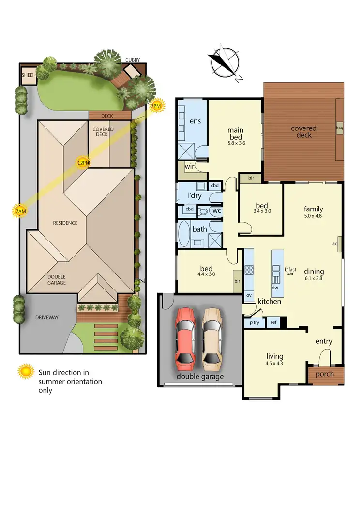 Floorplan of Homely house listing, 9 Towbeet way, Botanic Ridge VIC 3977