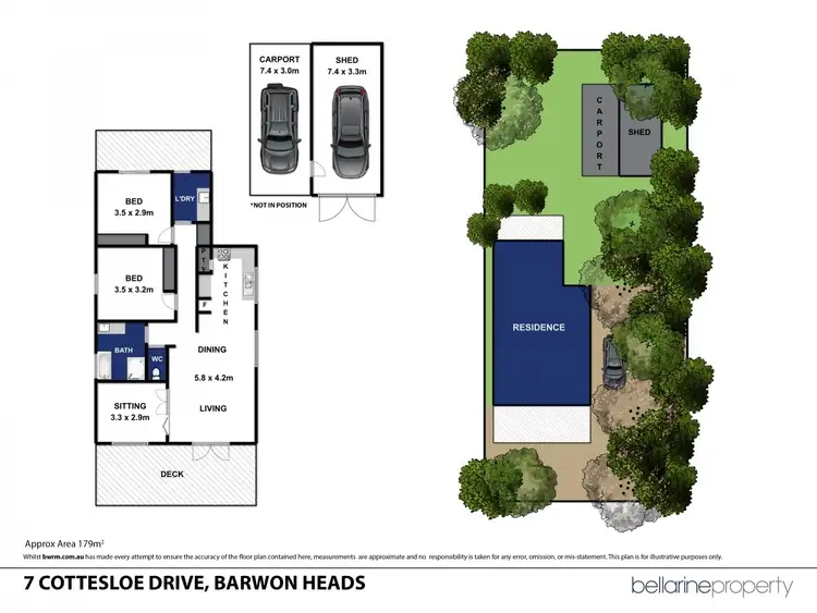 Floorplan of Homely house listing, 7 Cottesloe Drive, Barwon Heads VIC 3227
