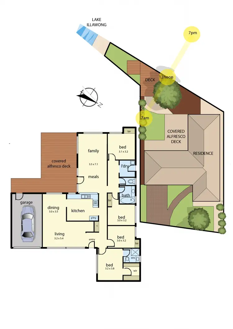 Floorplan of Homely house listing, 21 Illawong Court, Patterson Lakes VIC 3197