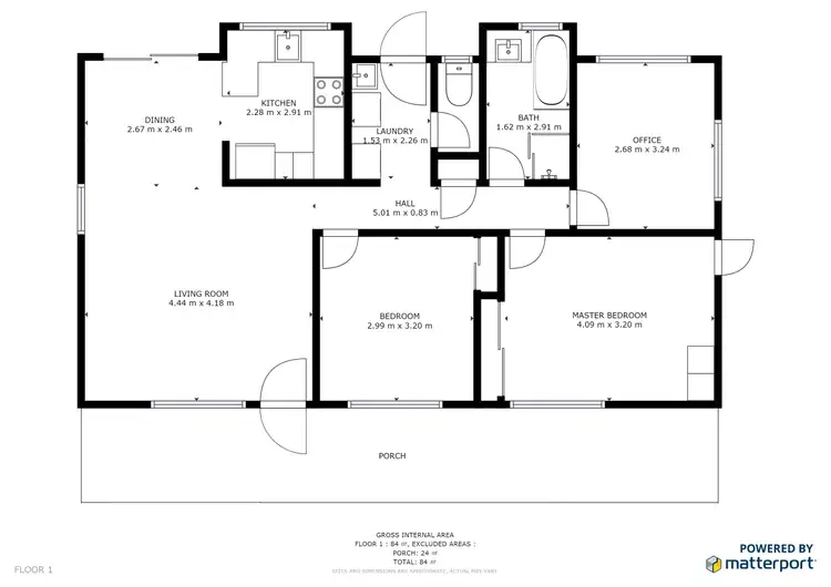 Floorplan of Homely house listing, 18 Bayrise Drive, Urangan QLD 4655