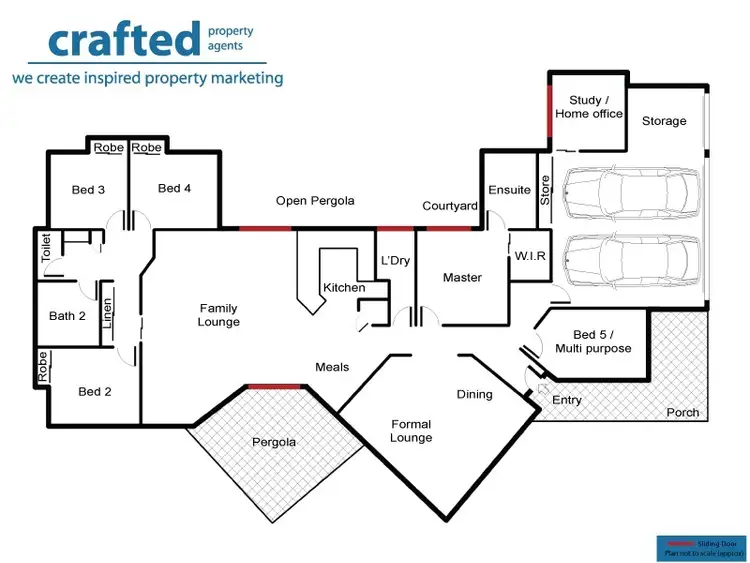 Floorplan of Homely rural property listing, 8 Saracen Court, Forestdale QLD 4118