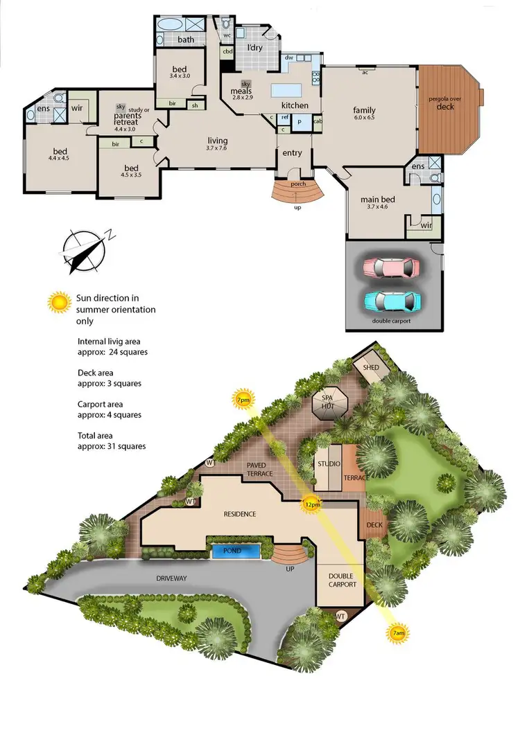 Floorplan of Homely house listing, 3 Burnell Street, Mount Eliza VIC 3930