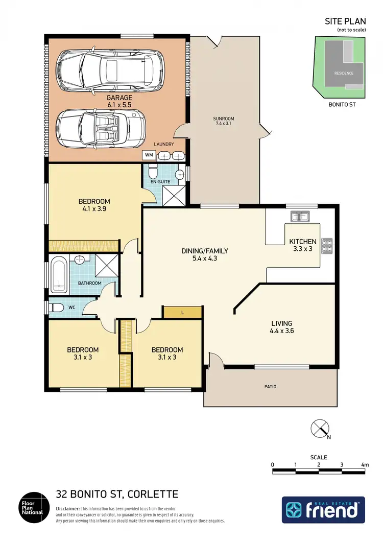 Floorplan of Homely house listing, 32 Bonito Street, Corlette NSW 2315