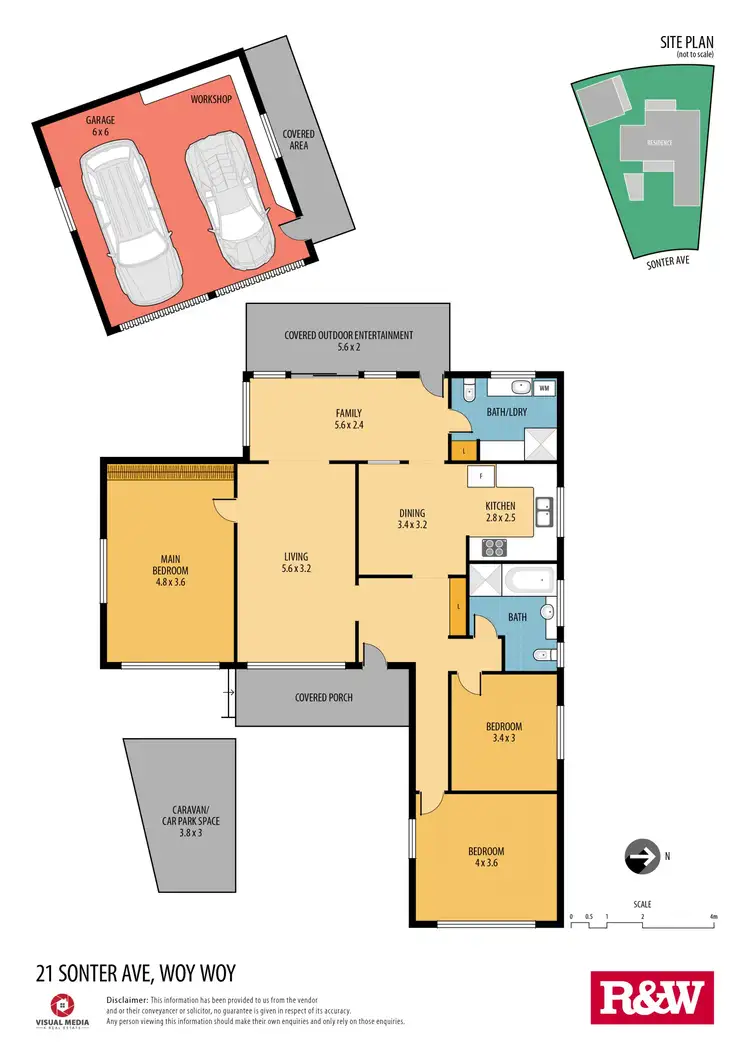 Floorplan of Homely house listing, 21 Sonter Avenue, Woy Woy NSW 2256