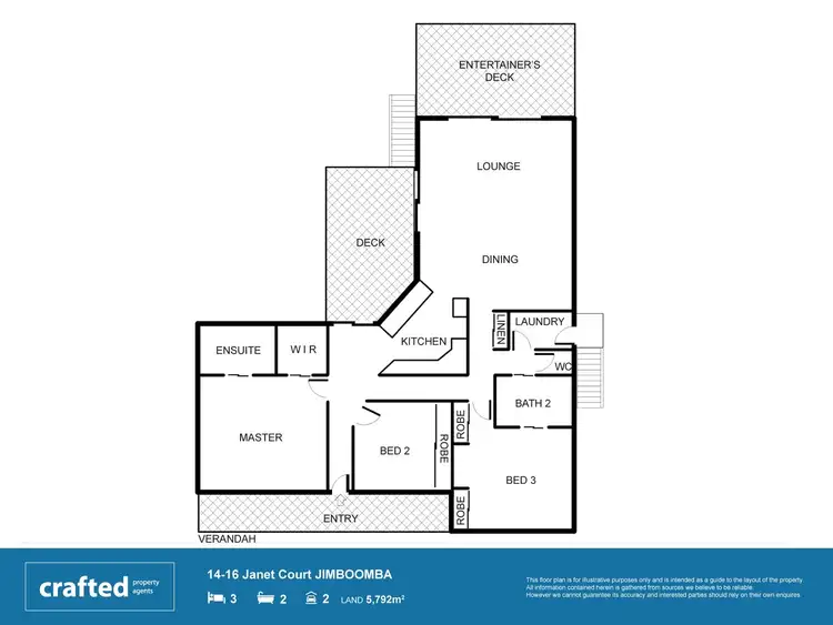 Floorplan of Homely house listing, 14 Janet Court, Jimboomba QLD 4280