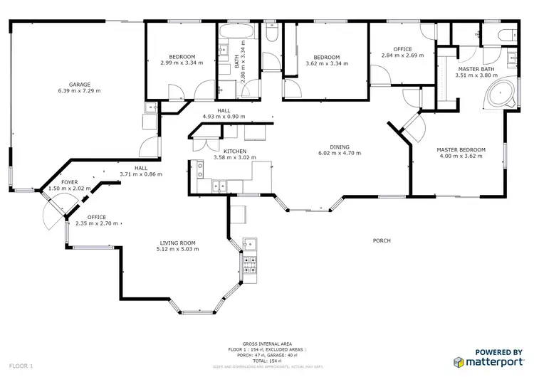 Floorplan of Homely house listing, 8 Kingston Close, Wondunna QLD 4655