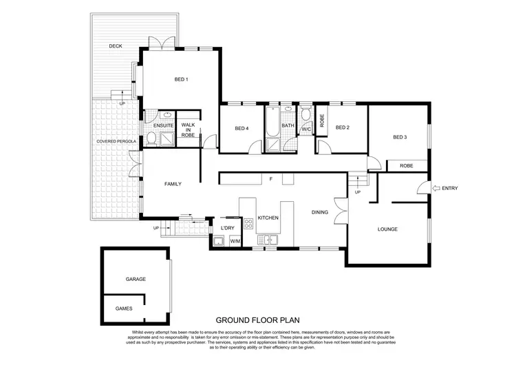 Floorplan of Homely house listing, 3 Manu Place, Waramanga ACT 2611