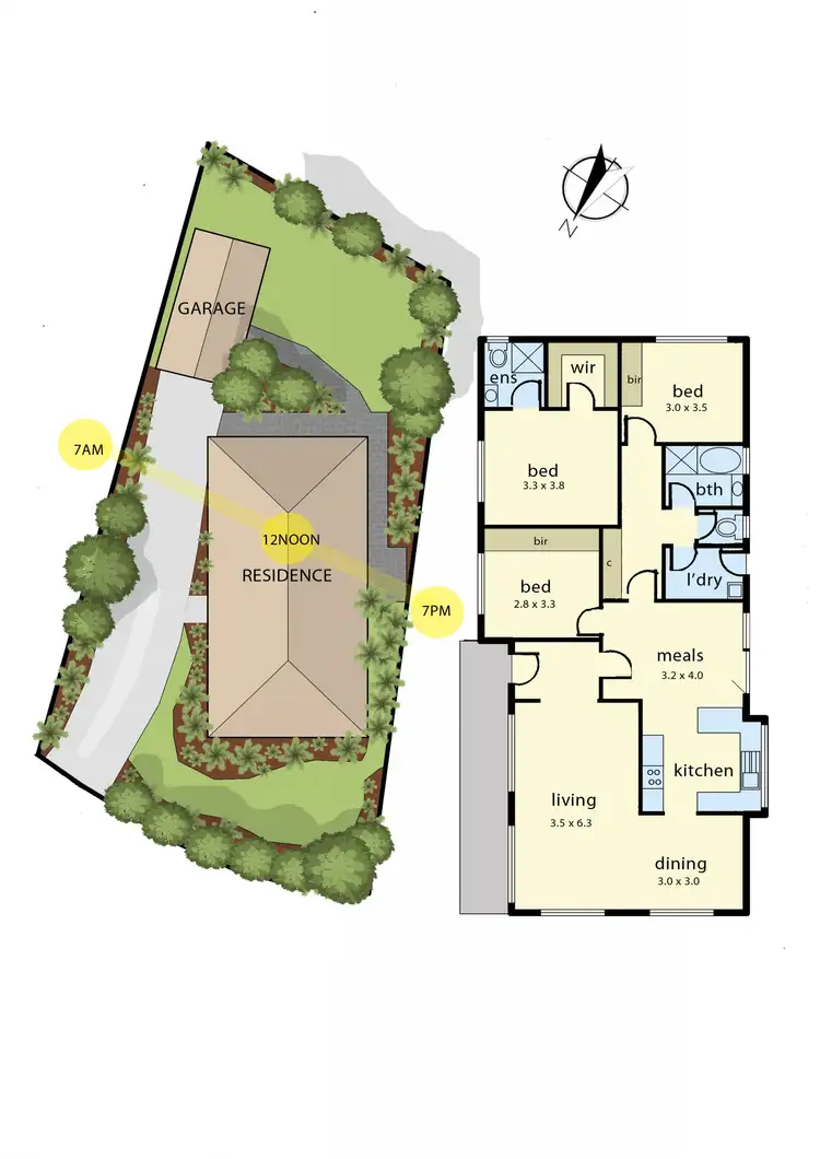 Floorplan of Homely house listing, 8 Malcolm Road, Langwarrin VIC 3910