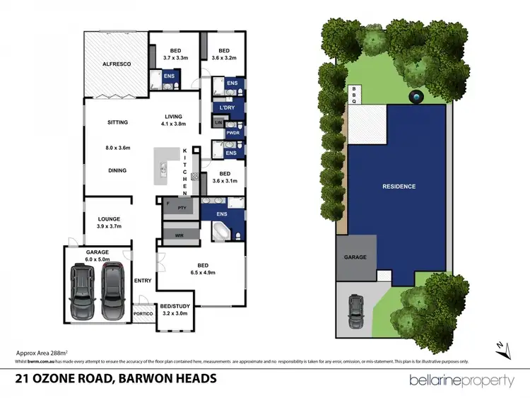 Floorplan of Homely house listing, 21 Ozone Road, Barwon Heads VIC 3227