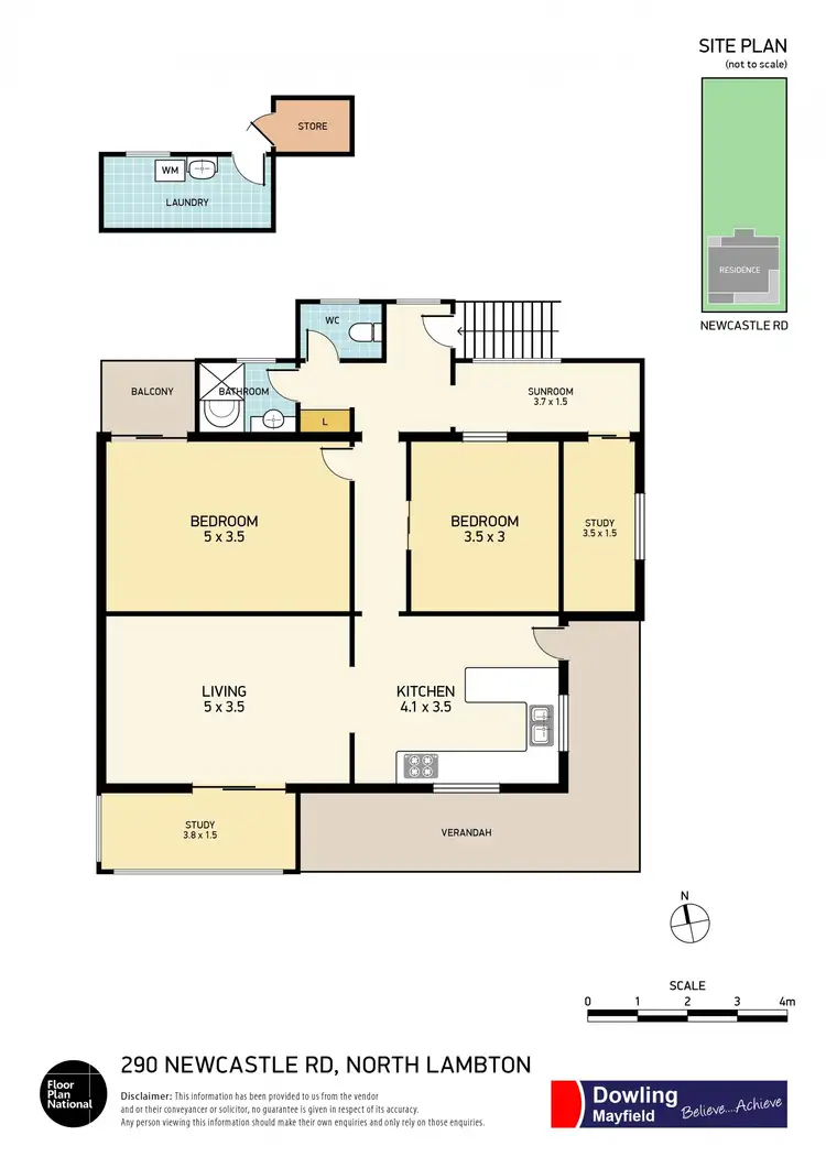 Floorplan of Homely other listing, 288 & 290 Newcastle Road, North Lambton NSW 2299