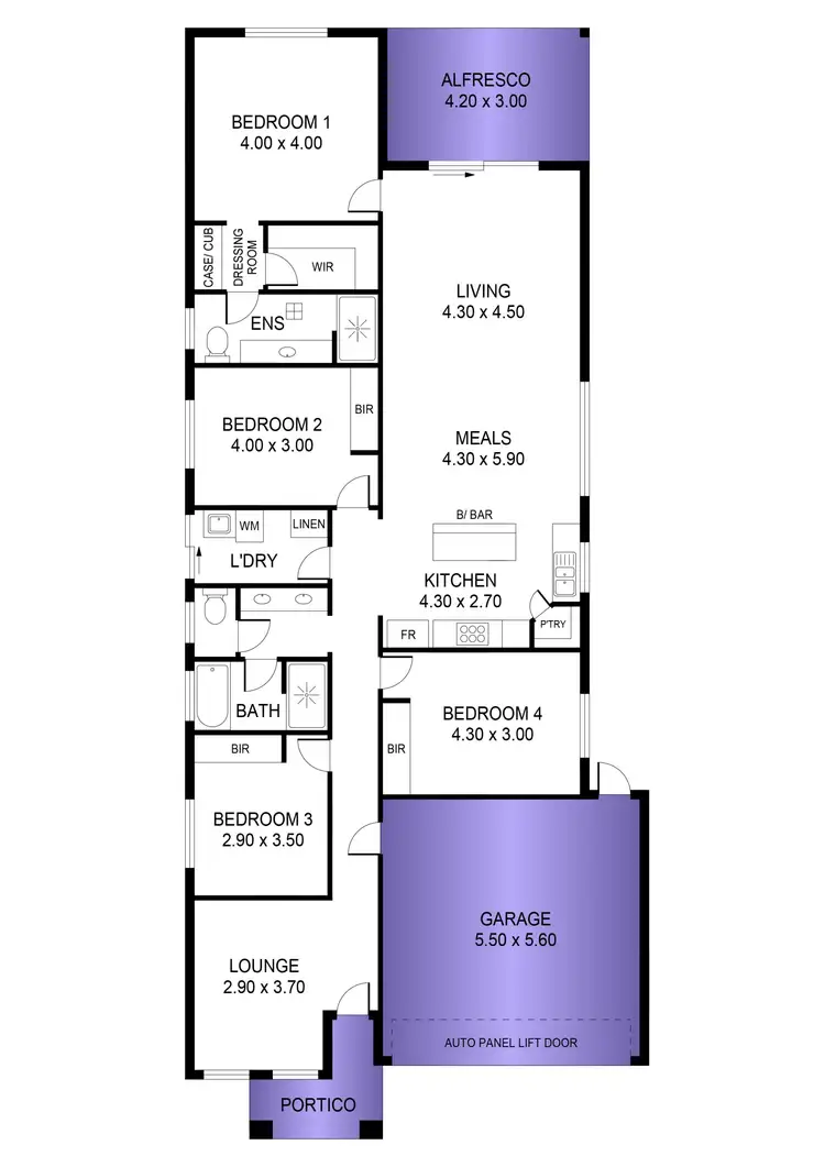 Floorplan of Homely house listing, 56A Mataro Road, Hope Valley SA 5090