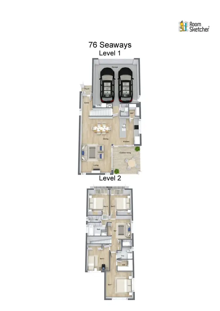 Floorplan of Homely house listing, 76 Seaways St, Trinity Beach QLD 4879
