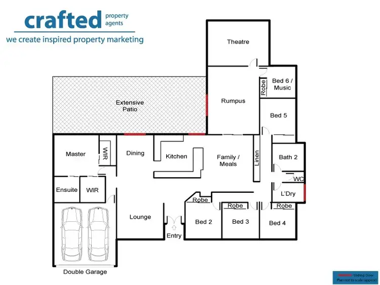 Floorplan of Homely rural property listing, 41-43 Victor Street, Boronia Heights QLD 4124