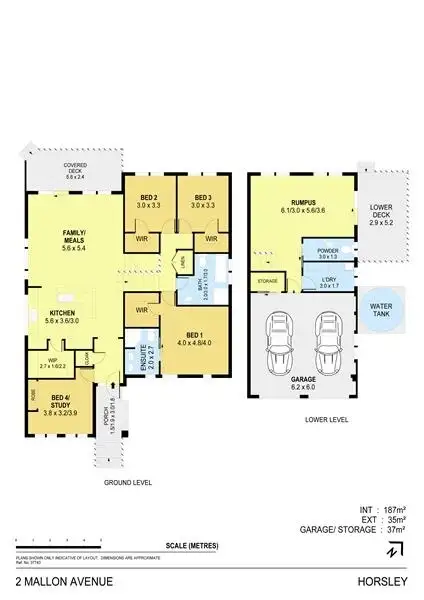 Floorplan of Homely house listing, 2 Mallon Avenue, Horsley NSW 2530