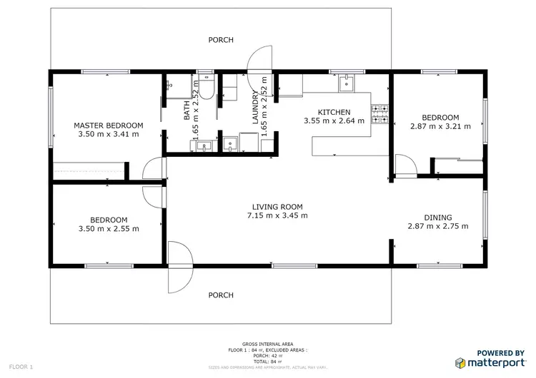 Floorplan of Homely house listing, 107 Limpus Street, Urangan QLD 4655