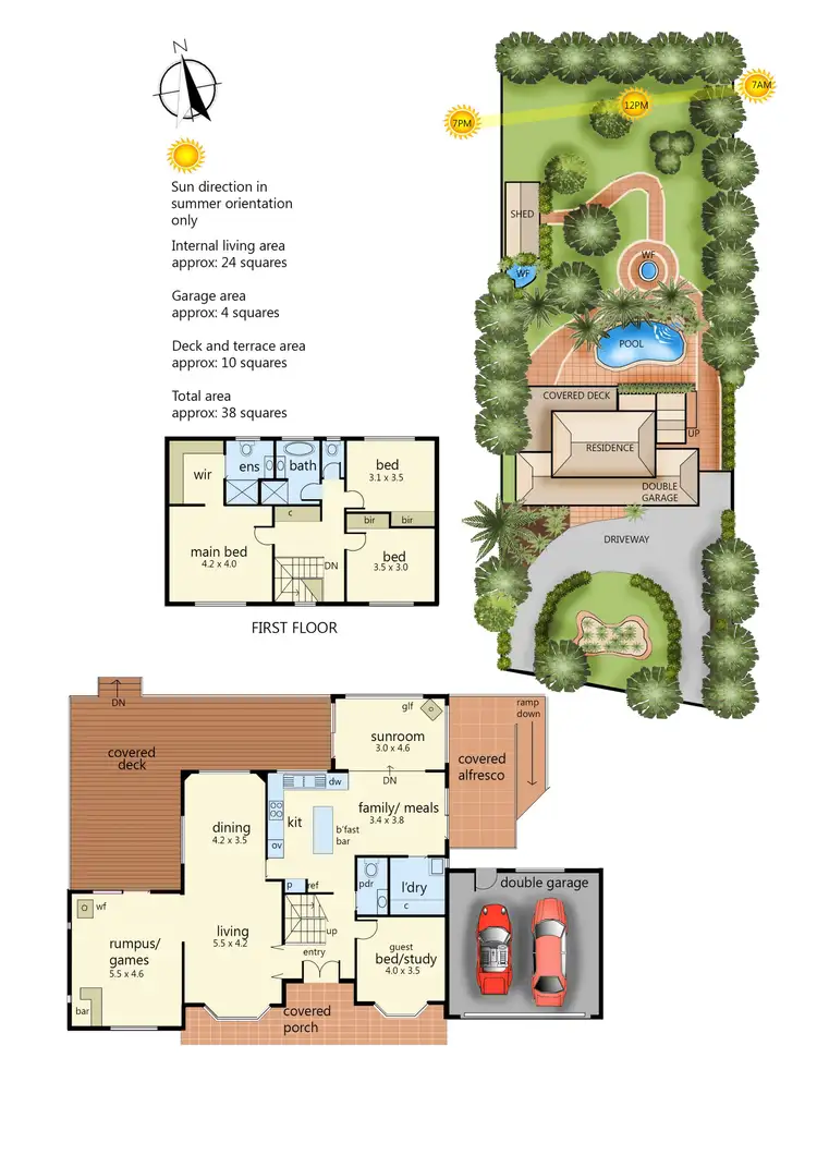 Floorplan of Homely house listing, 25 Yarralumla Drive, Langwarrin VIC 3910
