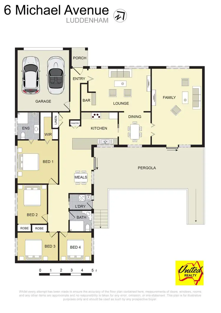 Floorplan of Homely house listing, 6 Michael Avenue, Luddenham NSW 2745