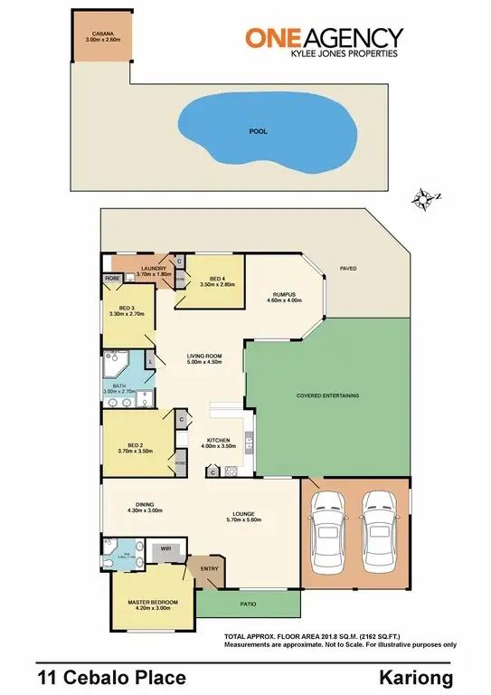 Floorplan of Homely house listing, 11 Cebalo Place, Kariong NSW 2250