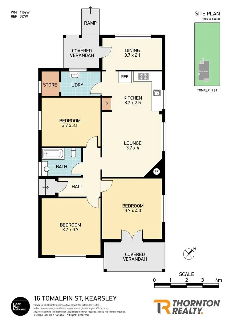 Floorplan of Homely house listing, 16 Tomalpin Street, Kearsley NSW 2325