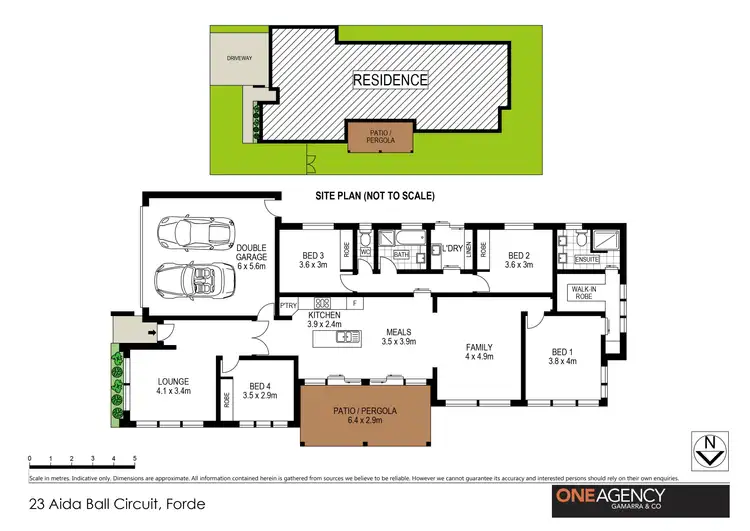 Floorplan of Homely house listing, 23 Aida Ball Circuit, Forde ACT 2914
