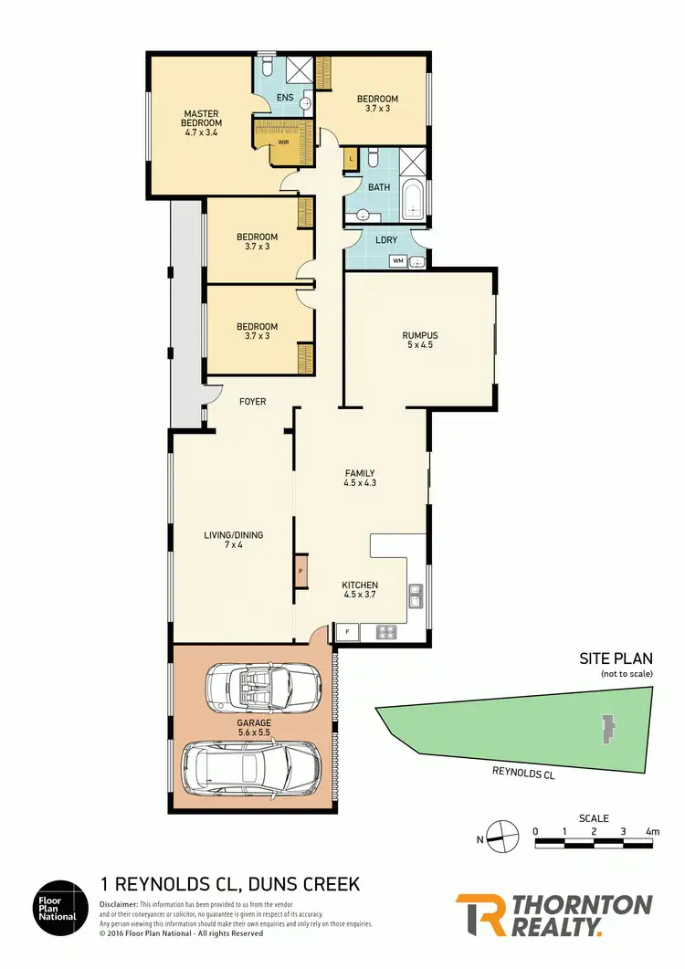Floorplan of Homely rural property listing, 1 Reynolds Close, Duns Creek NSW 2321
